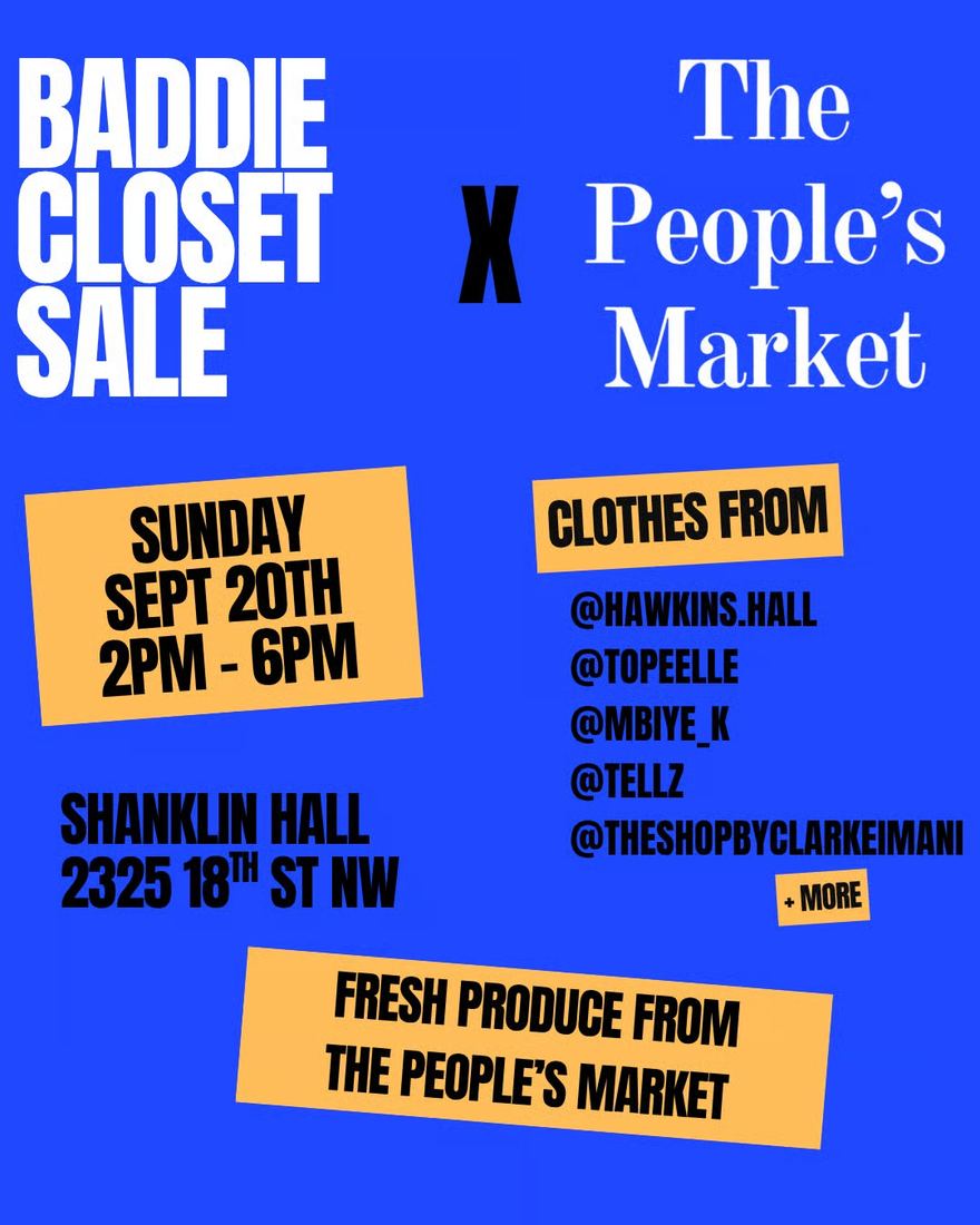 Baddie Closet Sale x The People's Market